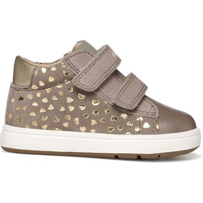 Geox Baby B BIGLIA Girl First Walker Shoe, Dark Beige, 4.5 UK Child Geox Baby B BIGLIA Girl First Walker Shoe, Dark Beige, 4.5 UK Child