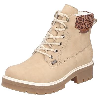 Rieker Y8118-22 Women's Lace-Up Boots Faux Leather Brown, Beige 60, 6 UK Rieker Y8118-22 Women's Lace-Up Boots Faux Leather Brown, Beige 60, 6 UK