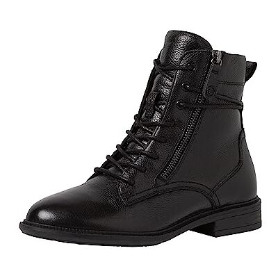 Tamaris Comfort Women’s Lace-Up Ankle Boots Leather Flat Comfort Fit Tamaris Comfort Women’s Lace-Up Ankle Boots Leather Flat Comfort Fit