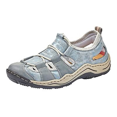 Rieker L0561-12, Women’s Low-Top Sneakers, Blue (Adria/Heaven/Silverflower 12), UK (37 EU) Rieker L0561-12, Women’s Low-Top Sneakers, Blue (Adria/Heaven/Silverflower 12), UK (37 EU)