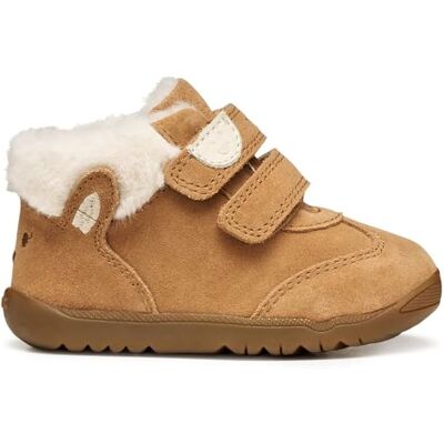 Geox Baby B MACCHIA Girl First Walker Shoe, Whisky, 6 UK Child Geox Baby B MACCHIA Girl First Walker Shoe, Whisky, 6 UK Child