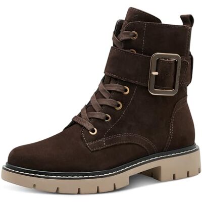 Tamaris Comfort Women’s Lace-Up Ankle Boots with Buckle Autumn Tamaris Comfort Women’s Lace-Up Ankle Boots with Buckle Autumn