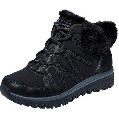 Skechers Women's Graceful Cozy Strolls Boot, Black, 4 UK Skechers Women's Graceful Cozy Strolls Boot, Black, 4 UK