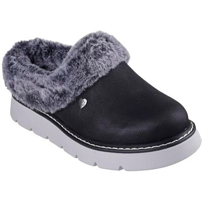 Skechers Women's Keepsakes Lite Slipper, Black/White, 8 UK Skechers Women's Keepsakes Lite Slipper, Black/White, 8 UK
