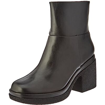 Amazon Essentials Women's Platform Ankle Boots, Black, 2.5 UK Amazon Essentials Women's Platform Ankle Boots, Black, 2.5 UK