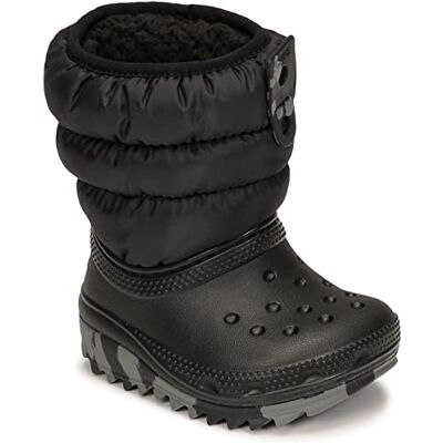 Crocs Unisex Kids Classic Neo Puff Boot T Black 5 UK Child Crocs Unisex Kids Classic Neo Puff Boot T Black 5 UK Child