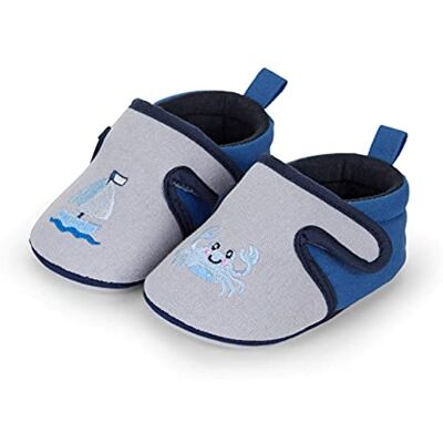 Sterntaler Unisex Baby Crawling Shoes, Smoke Grey, 15/16 EU Sterntaler Unisex Baby Crawling Shoes, Smoke Grey, 15/16 EU