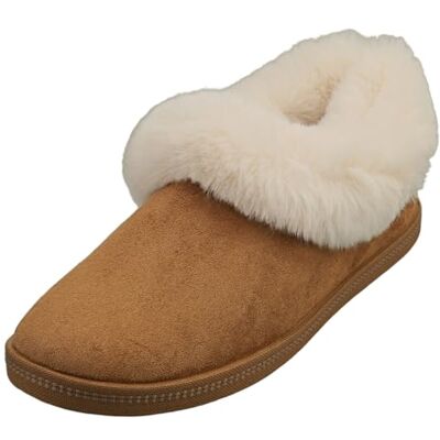 Skechers Womens Cozy Campfire Winter Nights, Chestnut Microfiber Faux Fur, 3 UK Skechers Womens Cozy Campfire Winter Nights, Chestnut Microfiber Faux Fur, 3 UK