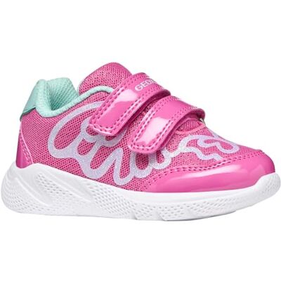 Geox Boy's B Sprintye Girl A Sneaker, Fuchsia Watersea, 7.5 UK Child Geox Boy's B Sprintye Girl A Sneaker, Fuchsia Watersea, 7.5 UK Child