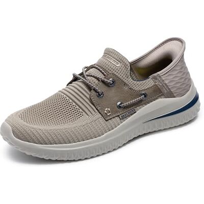 Skechers Men's Slip-ins: Delson 3.0-Roth Loafer, Taupe, 13 UK Skechers Men's Slip-ins: Delson 3.0-Roth Loafer, Taupe, 13 UK