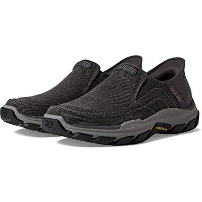 Skechers Men's Respected-Holmgren Slip-in Loafer, Charcoal, 11.5 Wide Skechers Men's Respected-Holmgren Slip-in Loafer, Charcoal, 11.5 Wide