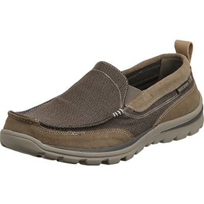 Skechers USA Men's Superior Milford Slip-On Loafer, Light Brown, 6.5 UK Skechers USA Men's Superior Milford Slip-On Loafer, Light Brown, 6.5 UK