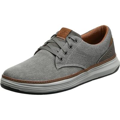 Skechers Men's Moreno Ederson Trainers,Taupe Canvas,9 UK Skechers Men's Moreno Ederson Trainers,Taupe Canvas,9 UK
