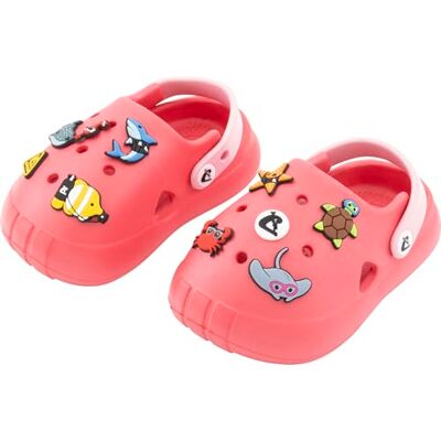 CRESSI since 1946 Jelly Kid Clogs Children's Sandals Sabot Slippers Non Slip and Breathable, Beach Sea Walks Nursery and Home, Snap Fastening Fuchsia/Pink 29/30 EU_11/12 UK Child CRESSI since 1946 Jelly Kid Clogs Children's Sandals Sabot Slippers Non Slip and Breathable, Beach Sea Walks Nursery and Home, Snap Fastening Fuchsia/Pink 29/30 EU_11/12 UK Child