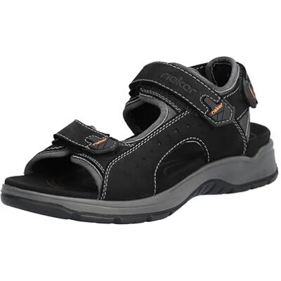 Rieker Men's Sandal, Black, 9.5 UK Rieker Men's Sandal, Black, 9.5 UK