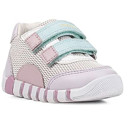 Geox Girls' B Iupidoo Girl First Walker Shoe, Pink Lilac, 18 EU Geox Girls' B Iupidoo Girl First Walker Shoe, Pink Lilac, 18 EU