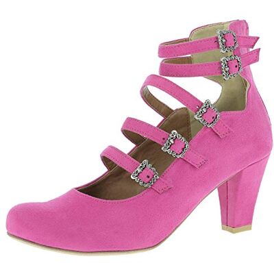 Hirschkogel Women's 3004501 Ankle Strap High Heels, Pink (Pink 028), 3.5 UK Hirschkogel Women's 3004501 Ankle Strap High Heels, Pink (Pink 028), 3.5 UK