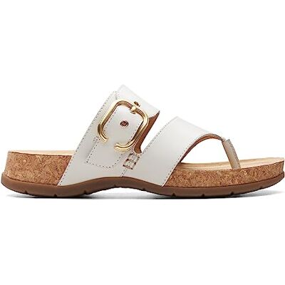 Clarks Women's Reileigh ParkFlip-Flop Casual Sandals Clarks Women's Reileigh ParkFlip-Flop Casual Sandals