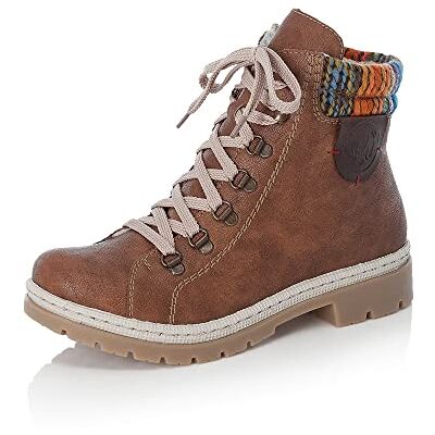 Rieker Women Ankle Boots Y9430, Ladies Lace-up Ankle Boot,Boot,Half-Boot,lace-up Bootie,Transition Shoe,Brown (Braun / 22),36 EU / 3.5 UK Rieker Women Ankle Boots Y9430, Ladies Lace-up Ankle Boot,Boot,Half-Boot,lace-up Bootie,Transition Shoe,Brown (Braun / 22),36 EU / 3.5 UK