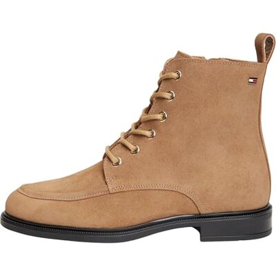 Tommy Hilfiger Women's Enamel Flag Suede Lace-up Boot Fw0fw09681Low Boots Tommy Hilfiger Women's Enamel Flag Suede Lace-up Boot Fw0fw09681Low Boots