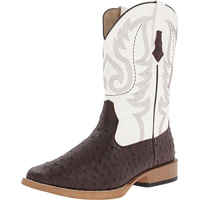 ROPER Men's Bumps Square Toe Cowboy BootsWestern Boot ROPER Men's Bumps Square Toe Cowboy BootsWestern Boot