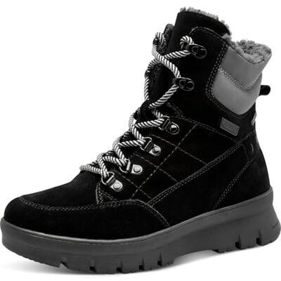 Tamaris Comfort Women’s Winter Lace-Up Ankle Boots with Zip Lined Tamaris Comfort Women’s Winter Lace-Up Ankle Boots with Zip Lined