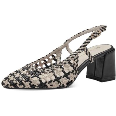 Tamaris Sling Pumps 1-29614-42 Narrow, Black Comb, 36 EU Tamaris Sling Pumps 1-29614-42 Narrow, Black Comb, 36 EU