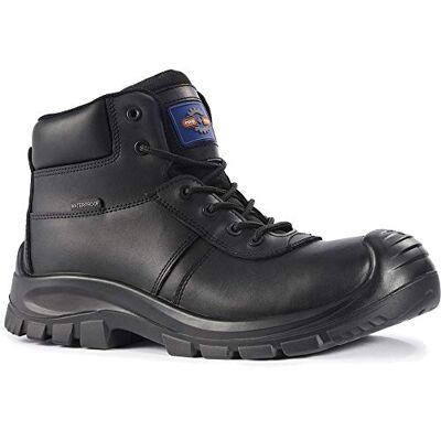 Rock Fall ProMan Baltimore Work & Utility Safety Boots Unisex, Fibreglass Toe Cap Boots, Anti- Slip and Waterproof, Lightweight and Wide Fitting UK 8 Rock Fall ProMan Baltimore Work & Utility Safety Boots Unisex, Fibreglass Toe Cap Boots, Anti- Slip and Waterproof, Lightweight and Wide Fitting UK 8