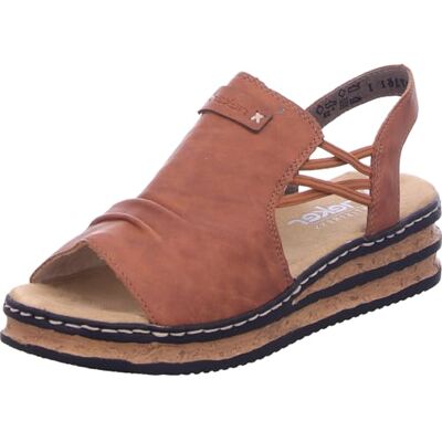 Rieker 62962, Women's Wedge Sandals, Brown, EU 37 UK 4 Rieker 62962, Women's Wedge Sandals, Brown, EU 37 UK 4