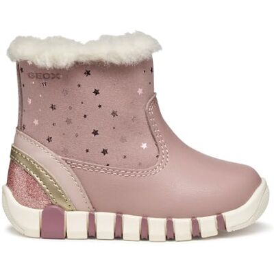 Geox Baby B IUPIDOO Girl First Walker Shoe, Antique Rose/PLATINU, 4.5 UK Child Geox Baby B IUPIDOO Girl First Walker Shoe, Antique Rose/PLATINU, 4.5 UK Child