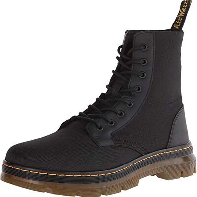 Dr. Martens Combs Cordura/ Rubbery Black, Unisex Adults' Boat Shoes, Black (Black), 6 UK (39 EU) Dr. Martens Combs Cordura/ Rubbery Black, Unisex Adults' Boat Shoes, Black (Black), 6 UK (39 EU)