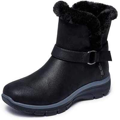 Skechers Womens Easy Going Dreamers Move Hands Free Slip-ins Ankle Boot, Black, 3 UK Skechers Womens Easy Going Dreamers Move Hands Free Slip-ins Ankle Boot, Black, 3 UK