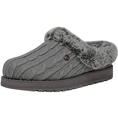 Skechers Women's Keepsakes-Ice Angel Mule, Charcoal, 3 UK Skechers Women's Keepsakes-Ice Angel Mule, Charcoal, 3 UK