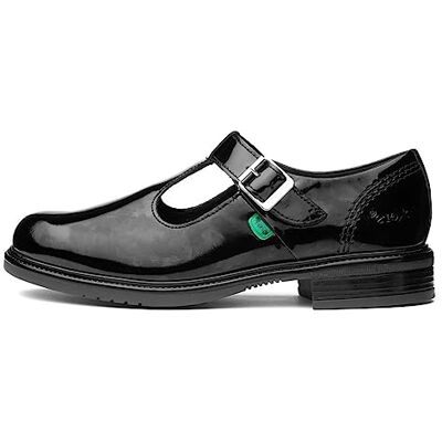 Kickers Girl's Lach T-Bar Leather School Shoes Elegant T-Bar Style Everyday Comfort Fit, Cushioned for All-Day Wear Kickers Girl's Lach T-Bar Leather School Shoes Elegant T-Bar Style Everyday Comfort Fit, Cushioned for All-Day Wear