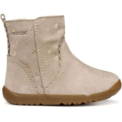 Geox Baby B MACCHIA Girl First Walker Shoe, Beige, 4.5 UK Child Geox Baby B MACCHIA Girl First Walker Shoe, Beige, 4.5 UK Child