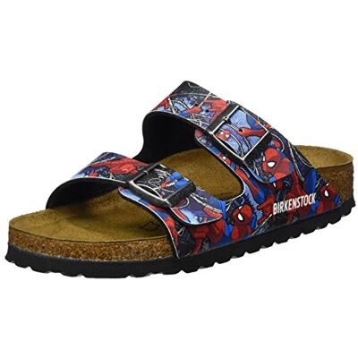 Birkenstock Arizona, Boys’ Mules, Blue (Multicolore Spiderman Action Blue), 3 UK Birkenstock Arizona, Boys’ Mules, Blue (Multicolore Spiderman Action Blue), 3 UK