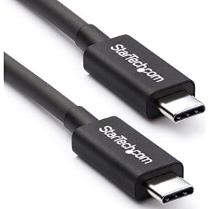 StarTech .com 50cm (1.6ft) Passive Thunderbolt 3 Cable, 40Gbps, 100W PD, 4K/5K Video, Thunderbolt Cable, Compatible with USB4/DP Alt Mode, Thunderbolt 4, USB 3.2/Type-C (TBLT34MM50CM) StarTech .com 50cm (1.6ft) Passive Thunderbolt 3 Cable, 40Gbps, 100W PD, 4K/5K Video, Thunderbolt Cable, Compatible with USB4/DP Alt Mode, Thunderbolt 4, USB 3.2/Type-C (TBLT34MM50CM)
