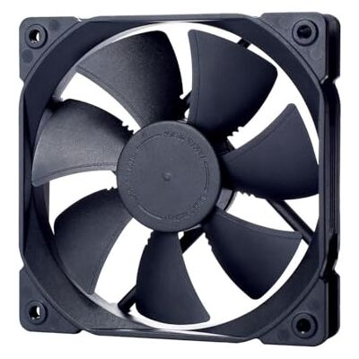Fractal Design Dynamic X2 GP-12 PMW Computer Fan Silent Fan High Airflow – 120x120x25 mm – 2000RPM – FDB-Bearings – Trip Wire Aerodynamically shaped struts Black Edition (Single) Fractal Design Dynamic X2 GP-12 PMW Computer Fan Silent Fan High Airflow – 120x120x25 mm – 2000RPM – FDB-Bearings – Trip Wire Aerodynamically shaped struts Black Edition (Single)