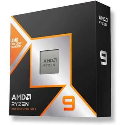 AMD Ryzen™ 9 9900X 3D Processor, 12 Cores/24 Unlocked Threads, Zen 5 Architecture, 140 L2/L3 Cache, 120W TDP, Up to 5.5 GHz Boost Frequency, Socket AM5, DDR5 & PCIe 5.0, No Cooler AMD Ryzen™ 9 9900X 3D Processor, 12 Cores/24 Unlocked Threads, Zen 5 Architecture, 140 L2/L3 Cache, 120W TDP, Up to 5.5 GHz Boost Frequency, Socket AM5, DDR5 & PCIe 5.0, No Cooler
