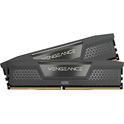 Corsair VENGEANCE DDR5 64GB (2x32GB) DDR5 Up to 6000MHz CL30 AMD EXPO Intel XMP iCUE Compatible Computer Memory – Grey (CMK64GX5M2B6000Z30) Corsair VENGEANCE DDR5 64GB (2x32GB) DDR5 Up to 6000MHz CL30 AMD EXPO Intel XMP iCUE Compatible Computer Memory – Grey (CMK64GX5M2B6000Z30)