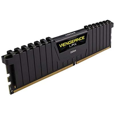 Corsair CMK8GX4M1D2400C14 Vengeance LPX 8 GB (1 x 8 GB) DDR4 2400 MHz C14 XMP 2.0 High Performance Desktop Memory Module, Black Corsair CMK8GX4M1D2400C14 Vengeance LPX 8 GB (1 x 8 GB) DDR4 2400 MHz C14 XMP 2.0 High Performance Desktop Memory Module, Black