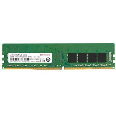 Transcend JetRam 32GB DDR4 RAM 3200MHz U-DIMM CL22, Desktop Memory Module PC4-25600, 288 Pin Unbuffered Non ECC, 1.2V, PC Computer Upgrade Transcend JetRam 32GB DDR4 RAM 3200MHz U-DIMM CL22, Desktop Memory Module PC4-25600, 288 Pin Unbuffered Non ECC, 1.2V, PC Computer Upgrade