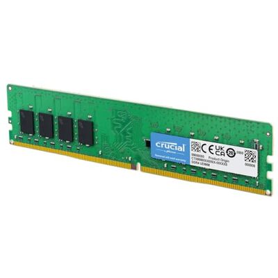 Crucial DDR4 RAM 16GB 3200MHz CL22, Desktop Computer Memory (or 2933MHz, 2666MHz) CT16G4DFRA32A Crucial DDR4 RAM 16GB 3200MHz CL22, Desktop Computer Memory (or 2933MHz, 2666MHz) CT16G4DFRA32A