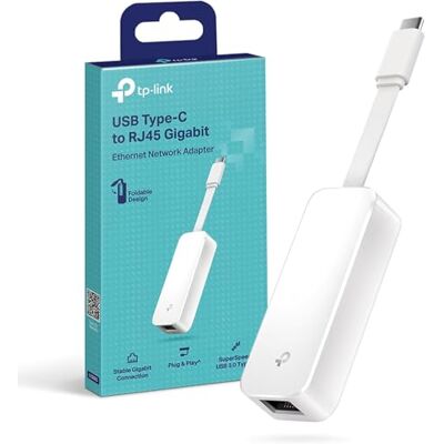TP-Link UE300C Gigabit USB C to Ethernet Adapter, USB 3.0 Network Adapter Ultra-Light & Foldable Design, Plug & Play for Laptop, Tablet, MacBook, Chromebook, Nintendo Switch, Win/macOS/Linux TP-Link UE300C Gigabit USB C to Ethernet Adapter, USB 3.0 Network Adapter Ultra-Light & Foldable Design, Plug & Play for Laptop, Tablet, MacBook, Chromebook, Nintendo Switch, Win/macOS/Linux