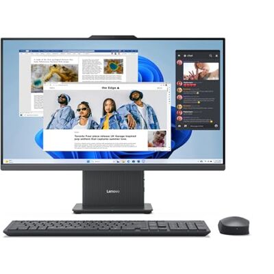 Lenovo IdeaCentre AIO, All-in-One Desktop PC 27 inch Full HD AMD Ryzen 7 7735HS 16GB RAM 512GB SSD Windows 11 Home Luna Grey Wireless EOS Keyboard and Mouse Lenovo IdeaCentre AIO, All-in-One Desktop PC 27 inch Full HD AMD Ryzen 7 7735HS 16GB RAM 512GB SSD Windows 11 Home Luna Grey Wireless EOS Keyboard and Mouse