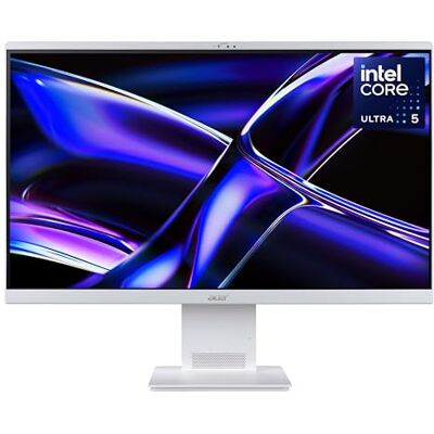 Acer Aspire S27-B Copilot+ All-in-One Desktop PC Intel Ultra 5 226V, 16GB, 1TB SSD, Integrated Intel ARC Graphics, 27" 144Hz Full HD Display, Windows 11, White Acer Aspire S27-B Copilot+ All-in-One Desktop PC Intel Ultra 5 226V, 16GB, 1TB SSD, Integrated Intel ARC Graphics, 27" 144Hz Full HD Display, Windows 11, White