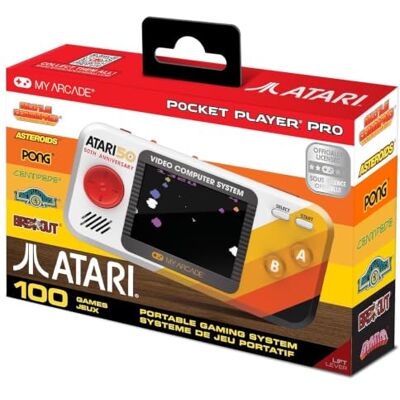 My Arcade DGUNL-7015 Atari Pocket Player Pro Handheld Portable Gaming System 100 Games My Arcade DGUNL-7015 Atari Pocket Player Pro Handheld Portable Gaming System 100 Games