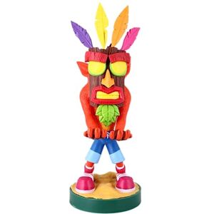 Cableguys Crash Bandicoot Crash Aku Aku Controller Holder & Phone Stand Gaming Accessories for Room and Desk Setup, Holder Compatible with Xbox, PlayStation & Most Standard Game Controllers Cableguys Crash Bandicoot Crash Aku Aku Controller Holder & Phone Stand Gaming Accessories for Room and Desk Setup, Holder Compatible with Xbox, PlayStation & Most Standard Game Controllers
