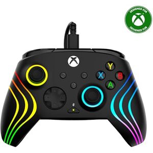 Turtle Beach Afterglow Wave Black Wired RGB Gaming Controller with Mappable Buttons, Hall-Effect Hair Triggers and Audio Controls. Licensed for Xbox Series X orS, Xbox One & Windows Turtle Beach Afterglow Wave Black Wired RGB Gaming Controller with Mappable Buttons, Hall-Effect Hair Triggers and Audio Controls. Licensed for Xbox Series X orS, Xbox One & Windows
