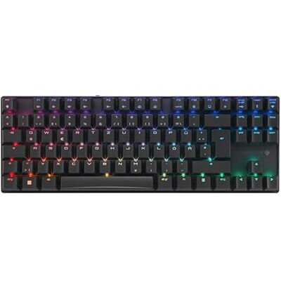 CHERRY MX 8.2 TKL Wireless, Cordless Gaming Keyboard without Numpad, German Layout (QWERTZ), Bluetooth, 2,4 GHz & Cable, MX2A BROWN Switches, Black CHERRY MX 8.2 TKL Wireless, Cordless Gaming Keyboard without Numpad, German Layout (QWERTZ), Bluetooth, 2,4 GHz & Cable, MX2A BROWN Switches, Black